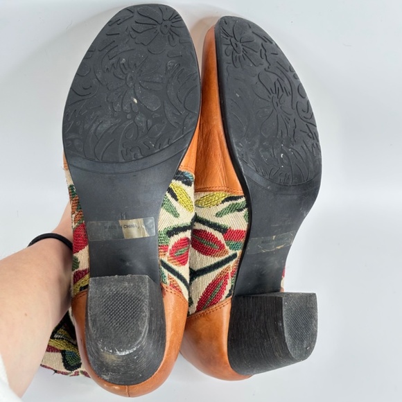 L'Artiste Grazia Embroidered Leather Cowboy Boots 41 Tapestry Boho Western Rodeo - Picture 7 of 11